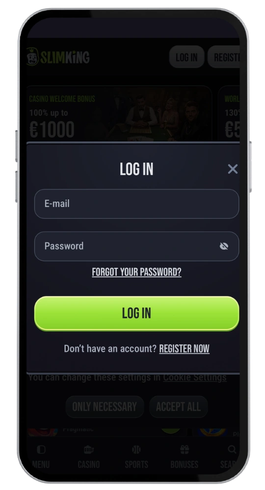 Slim King επίσημο ιστότοπος